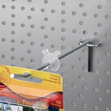 Stock Limiter for Single Pegboard Hooks