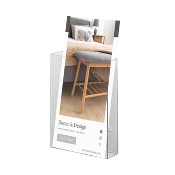 Foldable Leaflet Dispenser with Tape