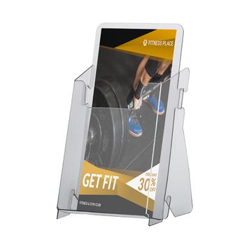 Leaflet Display with Slot In System, Elevated Front