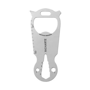 RICHARTZ Key Tool “Shop”, multifunctional tool with 14 functions as a key ring