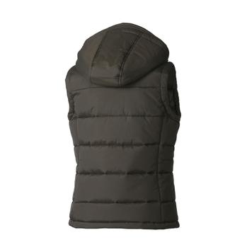 Ladies Hooded Quilted Vest