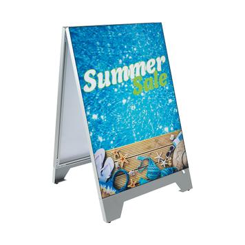 Stretch Frame Pavement Sign, incl. printed Banner