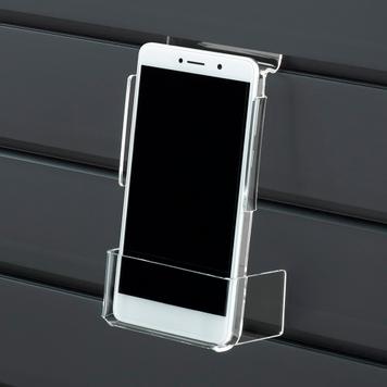 FlexiSlot® Slatwall Smartphone Holder "Glabra"