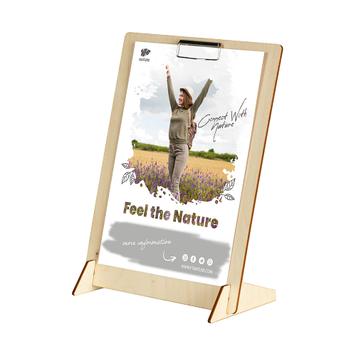 Poster Holder "Nerine" with metal clamp