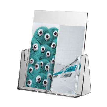 2 Section Counter Top Leaflet Dispenser "Universum" ⅓ A4