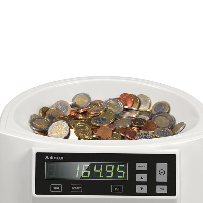 Safescan 1250 GBP UK Automatic Coin Counter and Sorter Open Box 