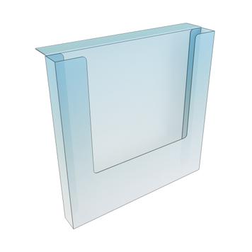 Shelf Edge Leaflet Holder - with adhesive tape 230 x 230 x 30
