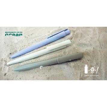 Retractable Biros "Recycled PET Pen Pro Ocean"