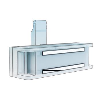 Horizontal Magnetic Holder for Price Display "Click" and ESL