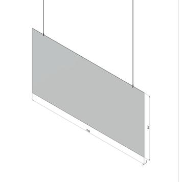 Acrylic Ceiling Suspension "Protective Screen"