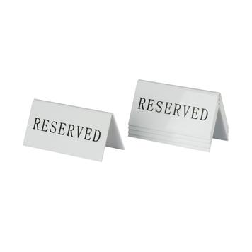 "Reserved" Table Tent Sign