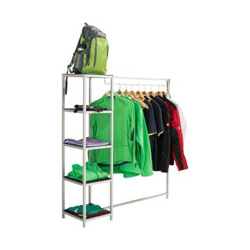 Clothing Rack with Shelf