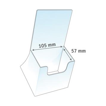 Desktop Leaflet Holder Single Pocket "Delta"
