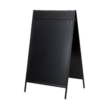 Outdoor Poster Stand "FLAT", black