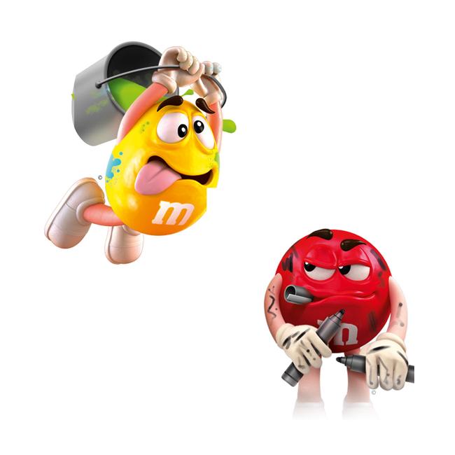 Colourful M&M's Chocolate Candies with Print