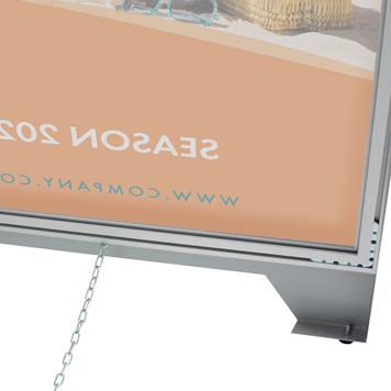 Stretch Frame Pavement Sign, incl. printed Banner